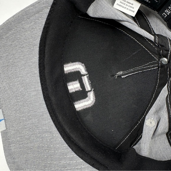 Travis Mathew Golf Snapback Hat Cap Bahamas Gray Raised Embroidered Logo 7696900 - Picture 10 of 16
